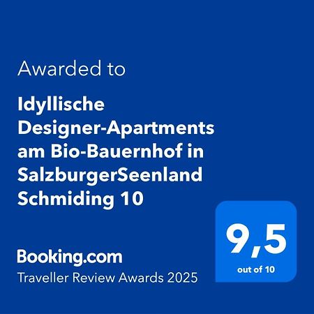 Idyllische Designer-Apartments Am Bio-Bauernhof In Salzburgerseenland Schmiding 10 Seekirchen am Wallersee Buitenkant foto